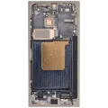 OLED Assembly With Frame For Samsung Galaxy S24 Ultra (Refurbished) (Titanium Gray)