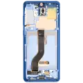 OLED Assembly With Frame For Samsung Galaxy S20 Plus 5G (Aftermarket Plus) (Aura Blue)