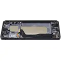 OLED Assembly With Frame For Samsung Galaxy S25 Edge (US & International Version) (Aftermarket Plus) (Titanium Jetblack)