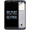 LCD Assembly With Frame For Motorola Moto G6 Play (XT1922 / 2018) / G6 Forge (XT1922-6 / XT1922-7 / XT1922-9 / 2018) (US Version) (Genuine OEM) (Black)