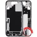 Mid-Frame Housing W/ Charging Port Flex & Small Parts  For iPhone 17 (EU / Global Version) (Used OEM Pull: Grade A) (White)