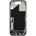 Mid-Frame Housing W/ Charging Port Flex & Small Parts  For iPhone 17 (EU / Global Version) (Used OEM Pull: Grade A) (Sage)