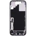 Mid-Frame Housing W/ Charging Port Flex & Small Parts  For iPhone 17 (EU / Global Version) (Used OEM Pull: Grade A) (Lavender)