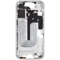 Mid-Frame Housing  W/ Small Parts For iPhone 16 (EU / Global Version) (Used OEM Pull: Grade B) (White)