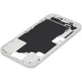 Mid-Frame Housing  W/ Small Parts For iPhone 16 (EU / Global Version) (Used OEM Pull: Grade C) (White)