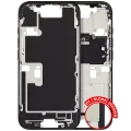 Mid-Frame Housing  W/ Small Parts For iPhone 16 Pro (EU / Global Version) (Used OEM Pull: Grade A) (Black Titanium)