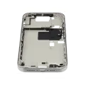 Mid-Frame Housing  W/ Small Parts For iPhone 16 Pro (EU / Global Version) (Used OEM Pull: Grade B) (White Titanium)