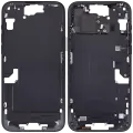 Mid-Frame Housing  W/ Small Parts For iPhone 15 Plus (EU / Global Version) (Used OEM Pull: Grade B) (Black)