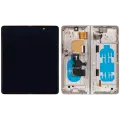 Inner OLED Assembly With Frame For Samsung Galaxy Z Fold 4 5G (US & International) (Used OEM Pull: Grade B/C) (Beige)