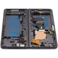 Inner OLED Assembly With Frame For Samsung Galaxy Z Fold 4 5G (US & International) (Used OEM Pull: Grade B/C) (Phantom Black)