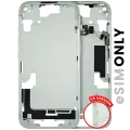 Mid-Frame Housing  W/ Small Parts For iPhone 15 (US Version) (Used OEM Pull: Grade B) (Green)