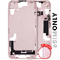 Mid-Frame Housing  W/ Small Parts For iPhone 15 (US Version) (Used OEM Pull: Grade B) (Pink)