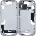 Mid-Frame Housing  W/ Small Parts For iPhone 15 (EU / Global Version) (Used OEM Pull: Grade B) (Blue)