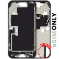 Mid-Frame Housing  W/ Small Parts For iPhone 16 Pro Max (US Version) (Used OEM Pull: Grade A) (Black Titanium)