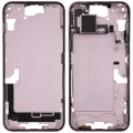Mid-Frame Housing  W/ Small Parts For iPhone 15 Plus (US Version) (Used OEM Pull: Grade B) (Pink)