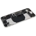 Back Housing W/ Charging Port Flex and Small Components Pre-Installed For iPhoneone SE (2022) (Used OEM Pull: Grade C) (Starlight)