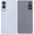Back Cover Glass With Camera Lens For Samsung Galaxy S25 Edge (No Logo) (Aftermarket Plus) (Titanium Icyblue)
