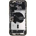 Back Housing W/ Charging Port Flex & Small Parts  For iPhone 12 Pro Max (US Version) (Used OEM Pull: Grade B) (Gold)