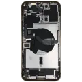 Back Housing W/ Charging Port Flex & Small Parts  For iPhone 12 Pro Max (US Version) (Used OEM Pull: Grade C) (Gold)