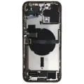 Back Housing W/ Charging Port Flex & Small Parts  For iPhone 13 Pro Max (US Version) (Used OEM Pull: Grade C) (Gold)