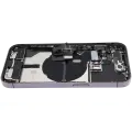 Back Housing W/ Charging Port Flex & Small Parts  For iPhone 14 Pro (EU / Global Version) (Used OEM Pull: Grade C) (Deep Purple)