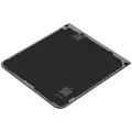 Bottom Back Cover Glass For Samsung Galaxy Z Flip 7 5G (F766) (No Logo) (Aftermarket Plus) (Jet Black)