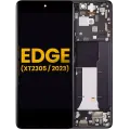 OLED Assembly With Frame For Motorola Moto Edge (XT2305 / 2023 ) (Refurbished) (Eclipse Black)