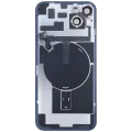Back Glass w/ MagSafe Magnet & NFC & Flashlight Flex For iPhone 14 Plus (Genuine OEM) (Midnight)