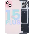 Back Glass w/ MagSafe Magnet & NFC & Flashlight Flex For IPhone 15 Plus (Genuine OEM) (Pink)