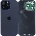 Back Glass w/ MagSafe Magnet & NFC & Flashlight Flex For iPhone 15 Pro Max (Genuine OEM) (Blue Titanium)
