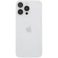 Back Glass w/ MagSafe Magnet & NFC & Flashlight Flex For IPhone 15 Pro Max (Genuine OEM) (White Titanium)