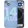 Back Glass w/ MagSafe Magnet & NFC & Flashlight Flex For iPhone 14 Plus (Genuine OEM) (Blue)