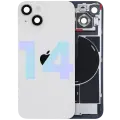 Back Glass w/ MagSafe Magnet & NFC & Flashlight Flex For iPhone 14 (Genuine OEM) (Starlight)