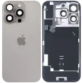 Back Glass w/ MagSafe Magnet & NFC & Flashlight Flex For IPhone 16 Pro (Genuine OEM) (Natural Titanium)