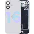 Back Glass w/ MagSafe Magnet & NFC & Flashlight Flex For iPhone 16 (Genuine OEM) (White)