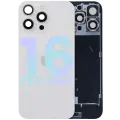 Back Glass w/ MagSafe Magnet & NFC & Flashlight Flex For IPhone 16 Pro Max (Genuine OEM) (White Titanium)
