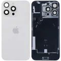Back Glass w/ MagSafe Magnet & NFC & Flashlight Flex For IPhone 16 Pro Max (Genuine OEM) (White Titanium)