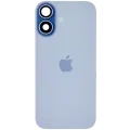 Back Glass w/ MagSafe Magnet & NFC & Flashlight Flex For iPhone 17 (Genuine OEM) (Mist Blue)