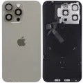 Back Glass w/ MagSafe Magnet & NFC & Flashlight Flex For IPhone 15 Pro Max (Genuine OEM) (Natural Titanium)