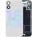 Back Glass w/ MagSafe Magnet & NFC & Flashlight Flex For IPhone 16 Plus (Genuine OEM) (White)