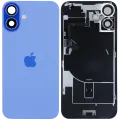 Back Glass w/ MagSafe Magnet & NFC & Flashlight Flex For iPhone 16 Plus (Genuine OEM) (Ultramarine)