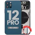 Back Housing W/ Small Parts For iPhone 12 Pro (EU / Global Version) (Aftermarket Plus) (Pacific Blue)