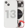Back Housing W/ Small Parts For iPhone 13 (US Version) (Used OEM Pull: Grade B) (Starlight)