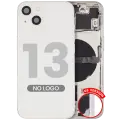 Back Housing W/ Small Parts For iPhone 13 (US Version) (Aftermarket Plus) (Starlight)