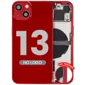 Back Housing W/ Small Parts For iPhone 13 (US Version) (Aftermarket Plus) (Red)