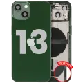 Back Housing W/ Charging Port Flex & Small Parts  For iPhone 13 (US Version) (Used OEM Pull: Grade B) (Green)