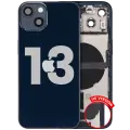 Back Housing W/ Charging Port Flex & Small Parts  For iPhone 13 (US Version) (Used OEM Pull: Grade C) (Midnight)