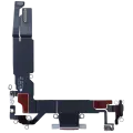 Charging Port Flex Cable With Board For iPhone 16 (EU / UK / CA) (Genuine OEM) (White)