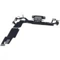 Charging Port Flex Cable With Board For iPhone 16 (EU / UK/ CA) (Genuine OEM) (Black)