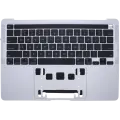 Top Case Assembly With Battery And Keyboard For MacBook Pro 13" A2338 (2020)  / (Genuine OEM) (Silver) (US Keyboard)